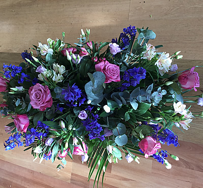Funeral flowers - double-ended spray