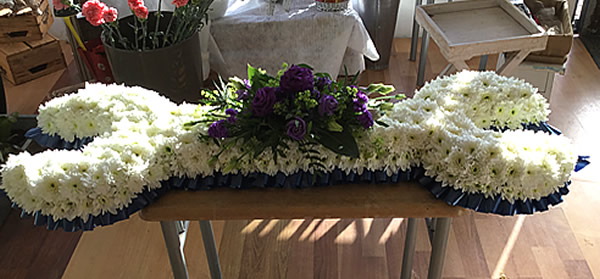 Funeral flowers - bespoke design