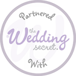 Proudly partnered with The Wedding Secret - Wedding Secret logo