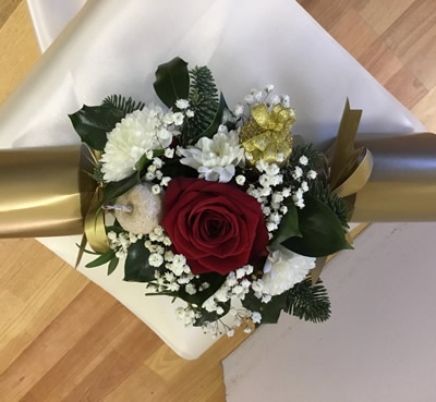 Xmas floral bouquet - New Forest